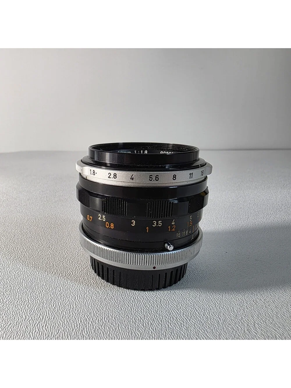 Canon FL 50mm f/1.8 Prime Lens Made in Japan Tested Clean Back Cap Only